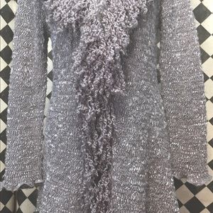 Grey Long cardigan